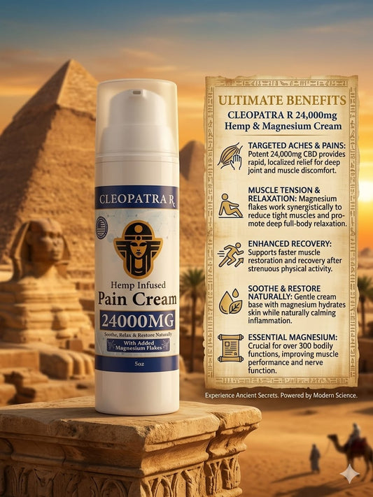 CLEOPATRA 24,000MG PAIN CREAM FOR CHRONIC PAIN AND MORE
