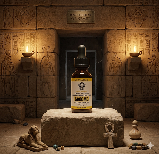 CLEOPATRA HEMP INFUSED PEPPERMINT TINCTURE 6000MG DAY TIME
